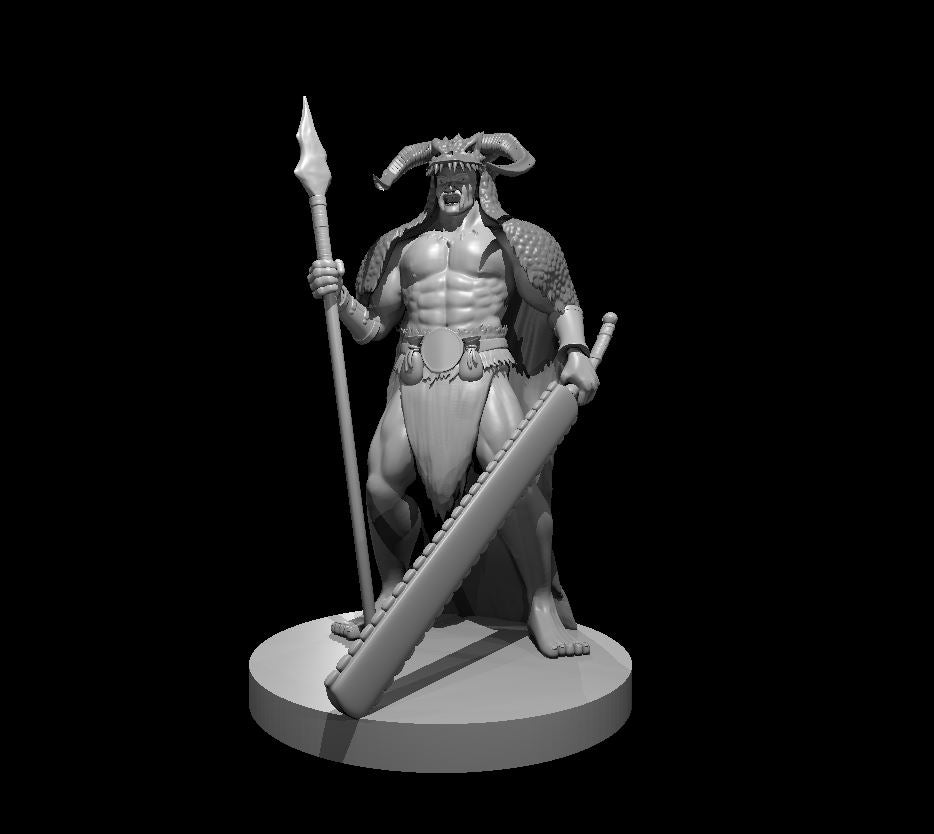 Miniature D&D - Human Male Barbarian New